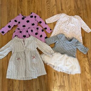 Toddler Fall/Winter Dress Bundle – 18–24 Months 🍂❄️